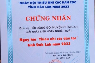 Ngày hội “Thiếu nhi các dân tộc” trường PTDTNT THCS huyện Cư M’gar năm 2023